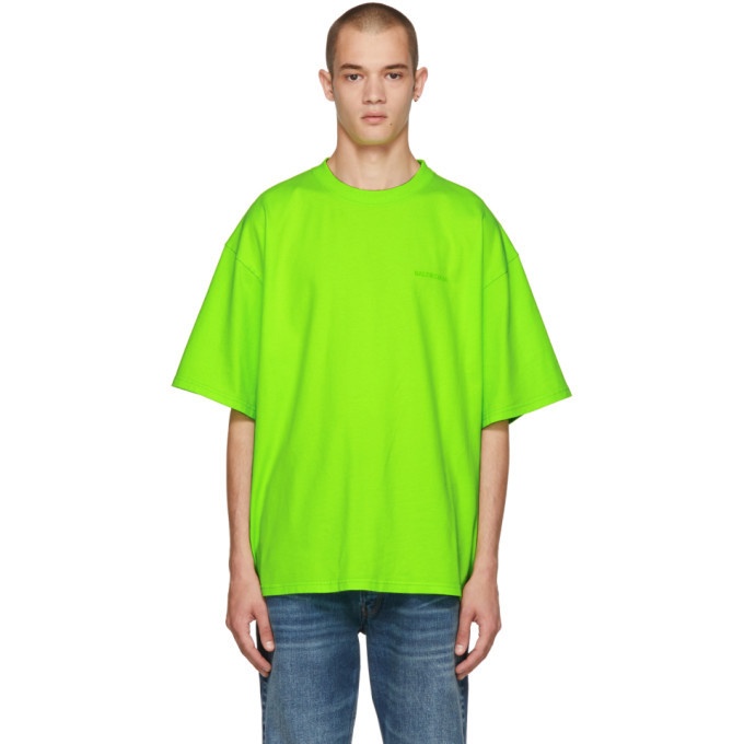 Photo: Balenciaga Green Ego Back T-Shirt