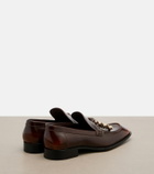 Loewe Embellished leather loafers