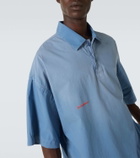 JW Anderson Logo embroidered oversized polo shirt