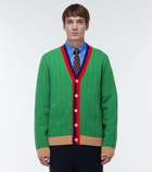 Gucci - Ribbed-knit wool cardigan