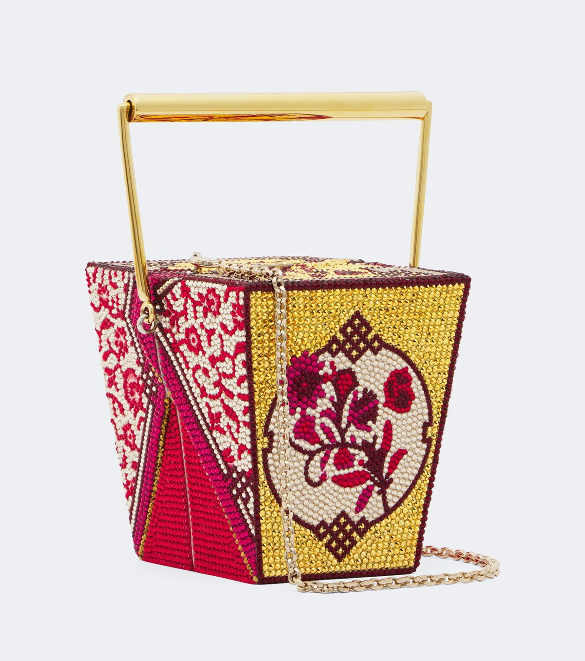 Judith Leiber Couture Take Out Box embellished clutch