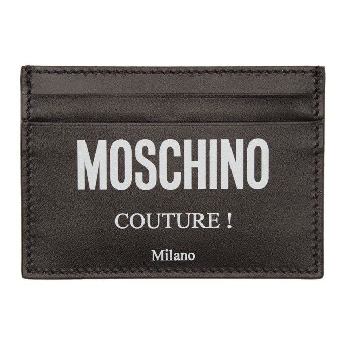 Photo: Moschino Black Couture Card Holder