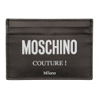 Moschino Black Couture Card Holder