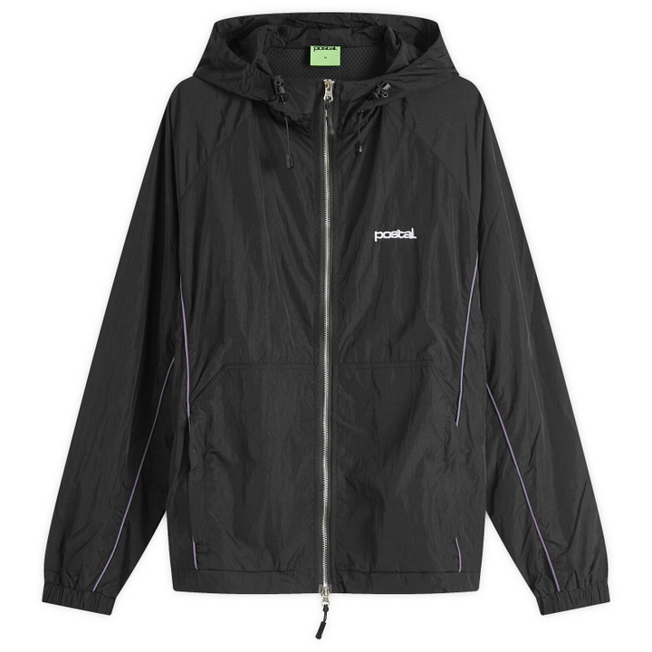 Photo: POSTAL Men's Nylon Metal Hooded Jacket in Black
