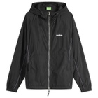 POSTAL Men's Nylon Metal Hooded Jacket in Black