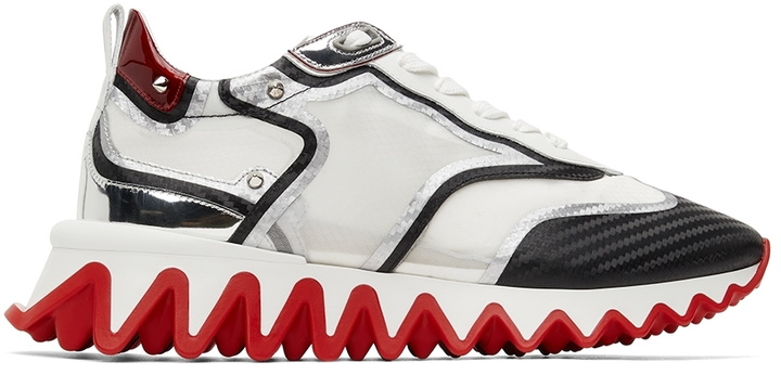 Photo: Christian Louboutin Black & Silver Sharkina Sneakers