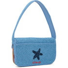 Staud Blue & Pink Tommy Beaded Bag