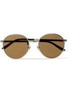 GUCCI - Round-Frame Silver-Tone Sunglasses - Silver