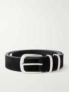 Officine Creative - OC Strip/074 3cm Suede Belt - Black