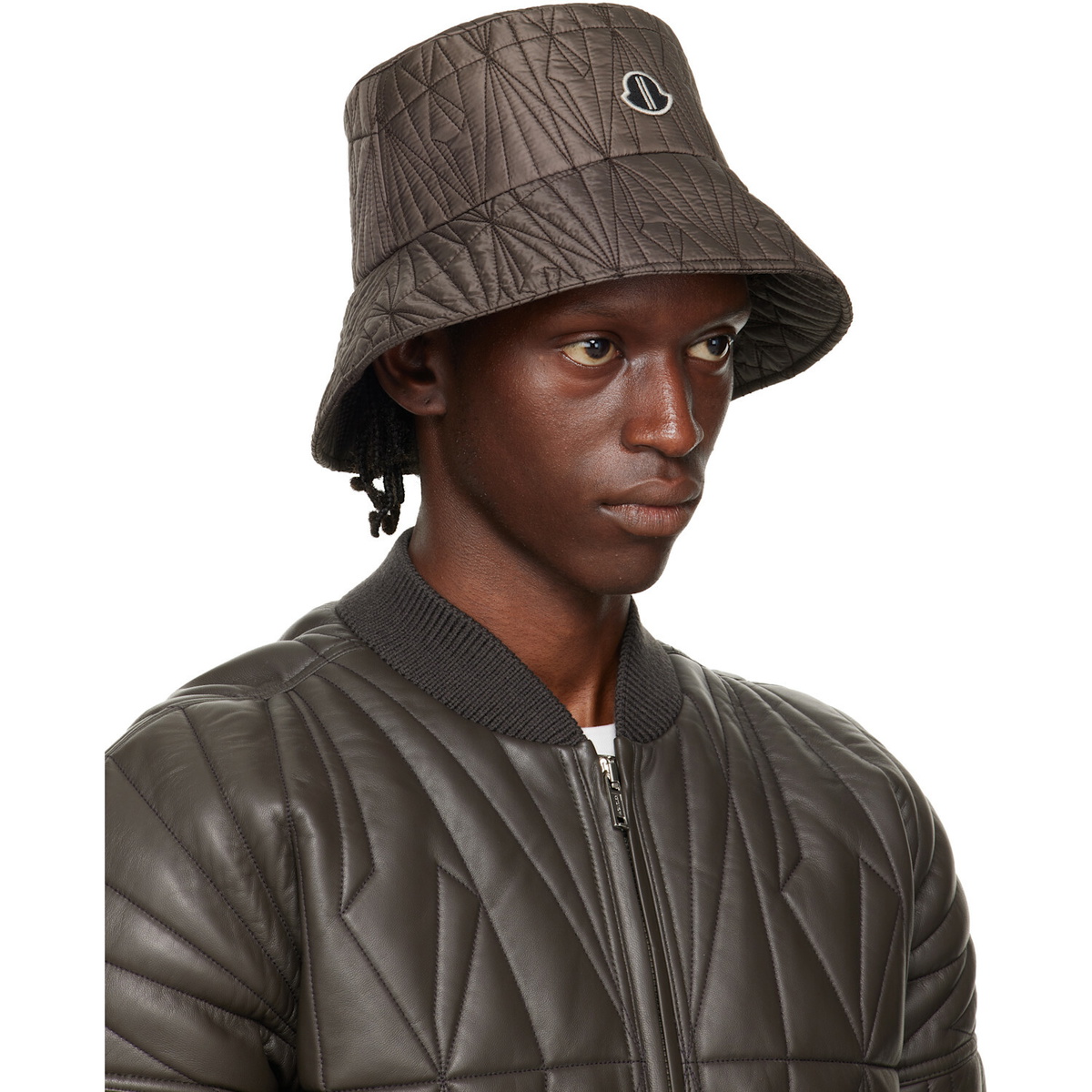 Rick Owens Moncler + Rick Owens Gray Bucket Hat