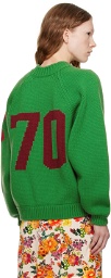 Kenzo Green Varsity Sweater