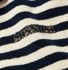 Missoni - Striped Cotton-Blend Terry Polo Shirt - Blue