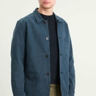 Portuguese Flannel Men's Labura Chore Jacket in Navy