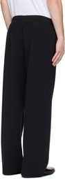 SKIMS Black Jersey Lounge Relaxed Straight Leg Sweatpants