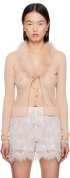 Blumarine Pink Knitted Cardigan