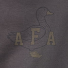 Uniform Bridge Men's AFA Duck Crew Sweat in Dark Grey