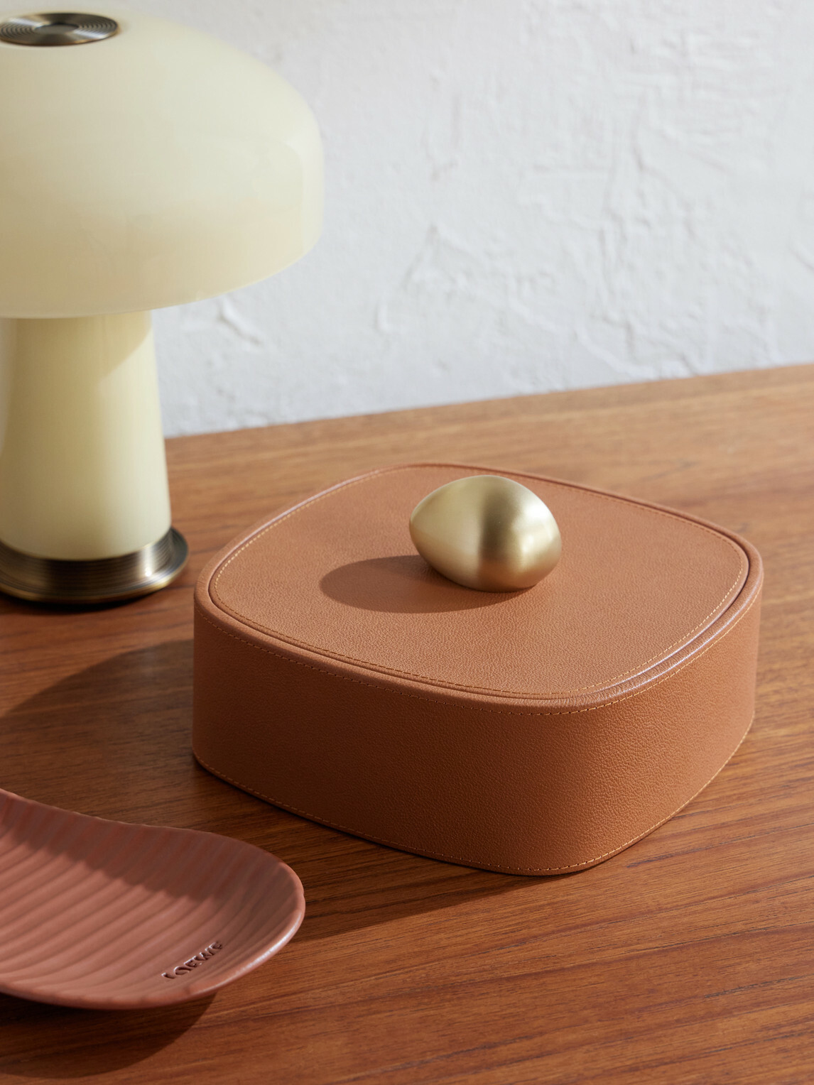 Assouline - Pebbled Leather Trinket Box