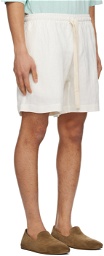 COMMAS White Lounge Shorts