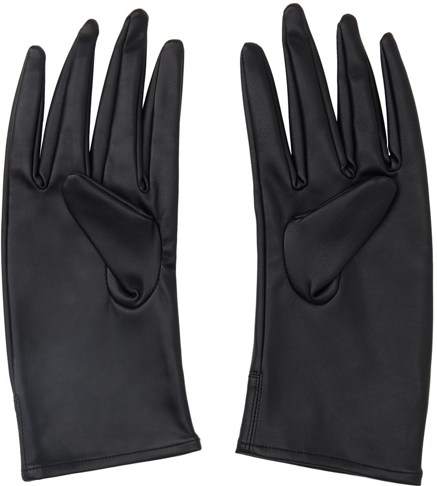 Subtle Le Nguyen Black Short Gloves