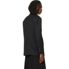 Simone Rocha Black Embellished Structured Slash Blazer