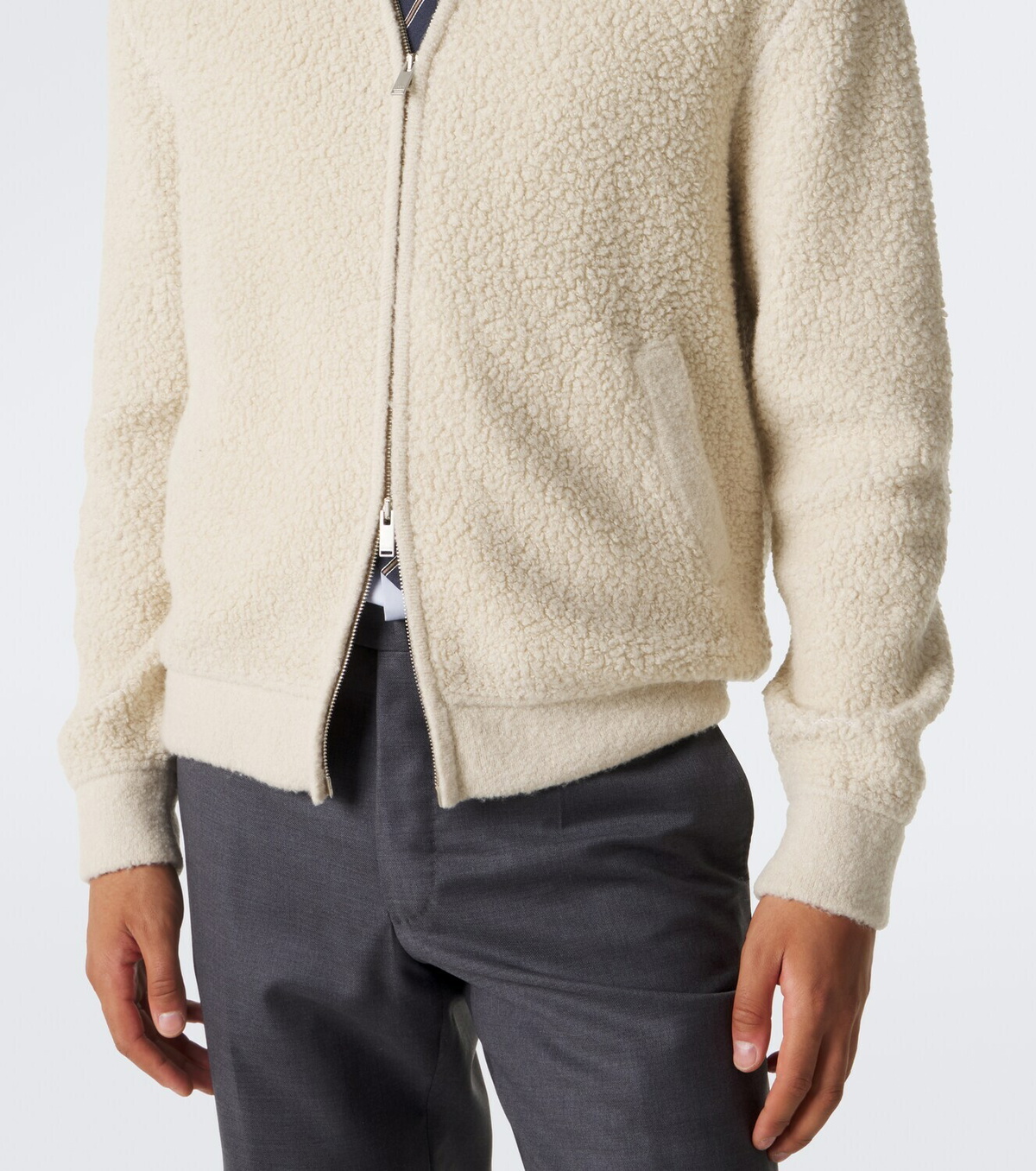 Lardini Teddy wool-blend jacket