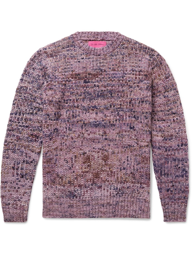 Photo: THE ELDER STATESMAN - Paradise Mélange Cashmere Sweater - Pink - M