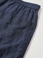 Barena - Straight-Leg Linen Trousers - Blue
