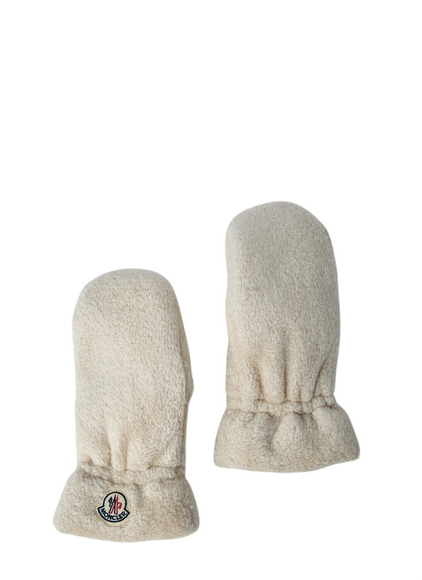 Photo: Moncler Logo Motif Mittens