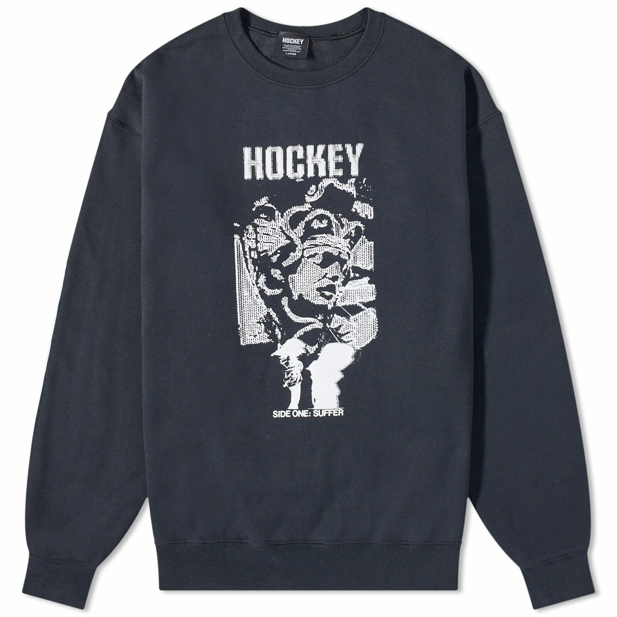HOCKEY Men's God of Suffer 2 Crew Sweatshirt in Black Hockey