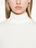 Cordova White Ribbed-Knit Ski Top