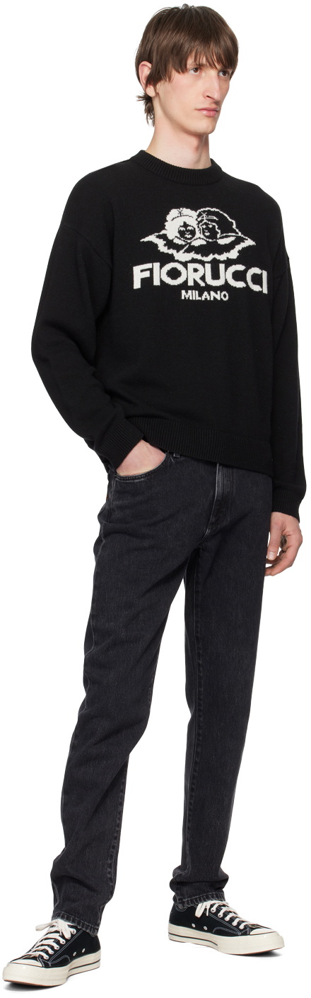 Fiorucci Black Milano Angels Sweater