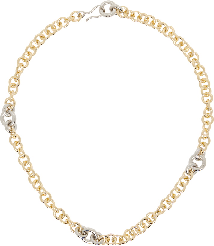 Photo: Laura Lombardi Gold & Silver Maglia Necklace