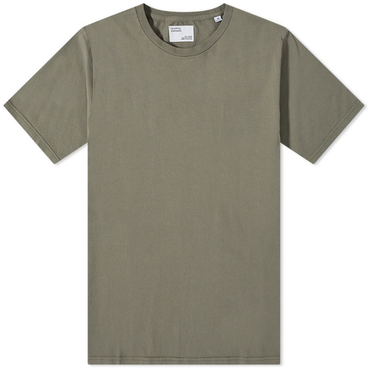 Photo: Colorful Standard Men's Classic Organic T-Shirt in Dusty Olive