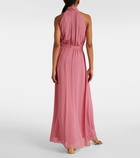 Max Mara Halterneck silk gown