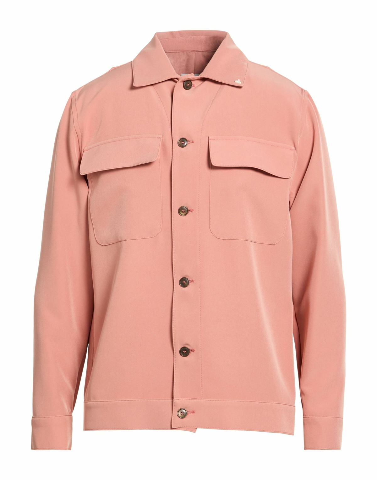 Berna Mens Shirt in Salmon pink