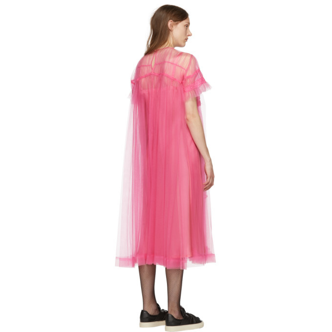 strapless open back dress FORTUNATE ONE Garden Party Maxi Dress Pink main image 0