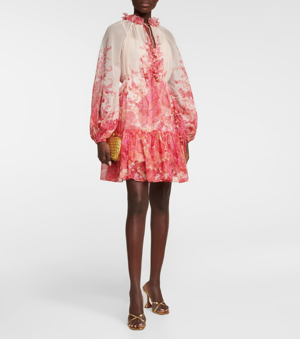 Zimmermann - High Tide Lantern floral voile minidress Zimmermann