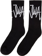 JW Anderson Three-Pack Black & White Logo Socks