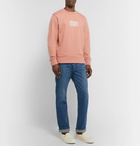 Saturdays NYC - Bowery Logo-Print Loopback Cotton-Jersey Sweatshirt - Pink