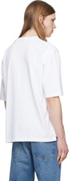 Dsquared2 White D2 Monogram Loose Fit T-shirt