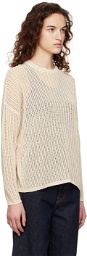 rag & bone Off-White Riley Sweater
