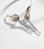 Yeprem Golden Strada 18kt white and yellow gold drop earrings with diamonds