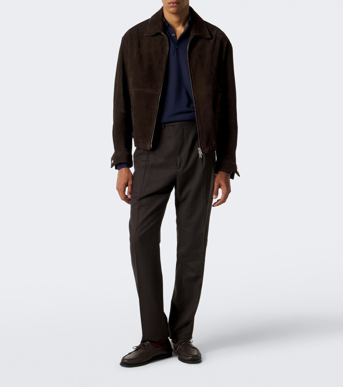 Fedeli Wool polo sweater