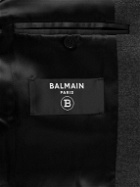 Balmain - Slim-Fit Wool and Cashmere-Blend Blazer - Gray