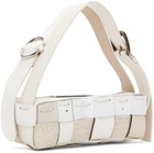 HODAKOVA White Buckle Baguette Bag