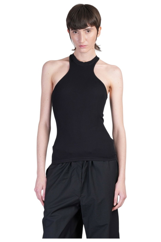 Photo: ANDREĀDAMO Tank Top In Black Polyamide