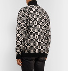 Gucci - Logo-Jacquard Wool Zip-Up Cardigan - Black