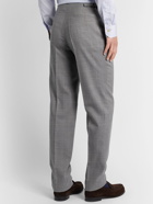 RICHARD JAMES - Checked Wool Suit Trousers - Gray