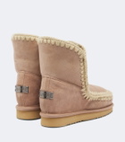 Mou Inner Wedge shearling-lined suede ankle boots