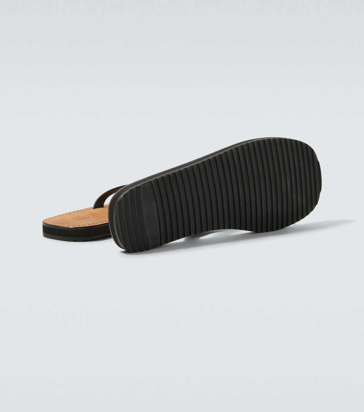 The Row City leather thong sandals